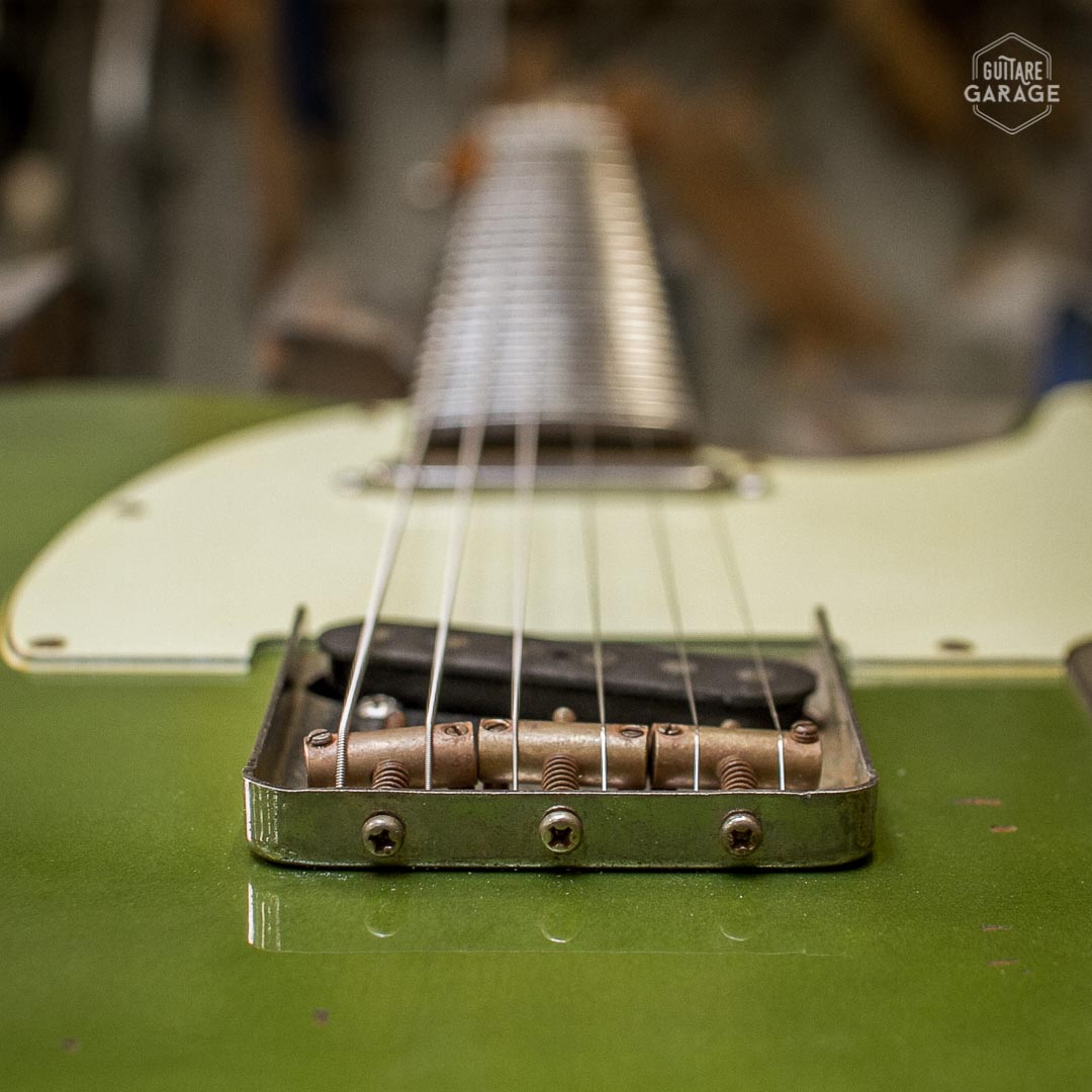 Telecaster Olive Drab Relic Lollar 52 by Guitare Garage