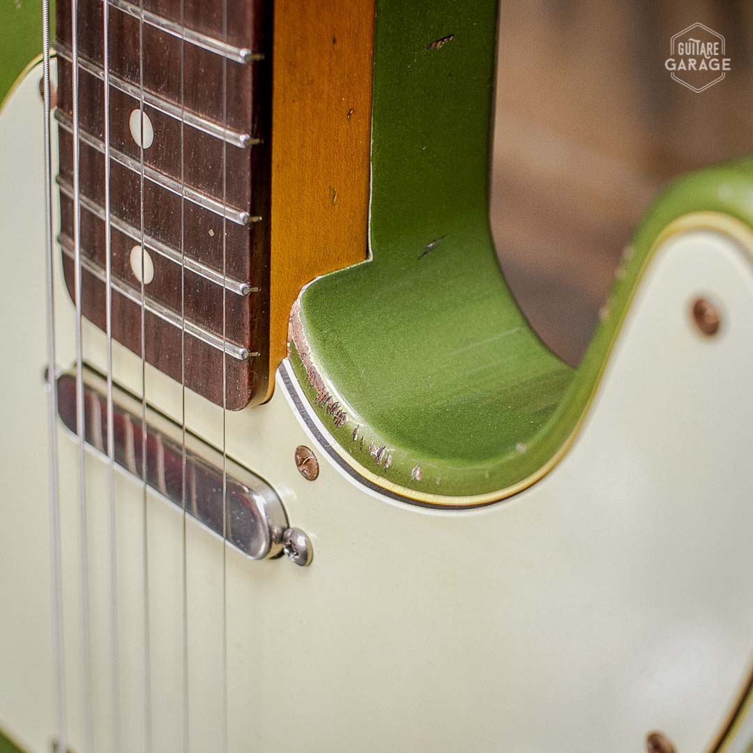 Telecaster Olive Drab Relic Lollar 52 by Guitare Garage