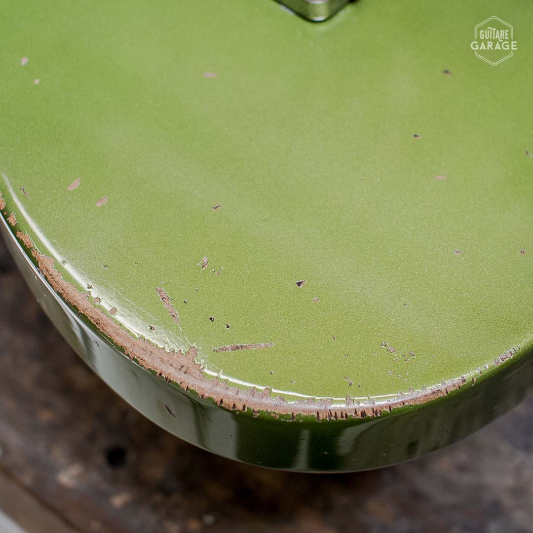 Telecaster Olive Drab Relic Lollar 52 by Guitare Garage