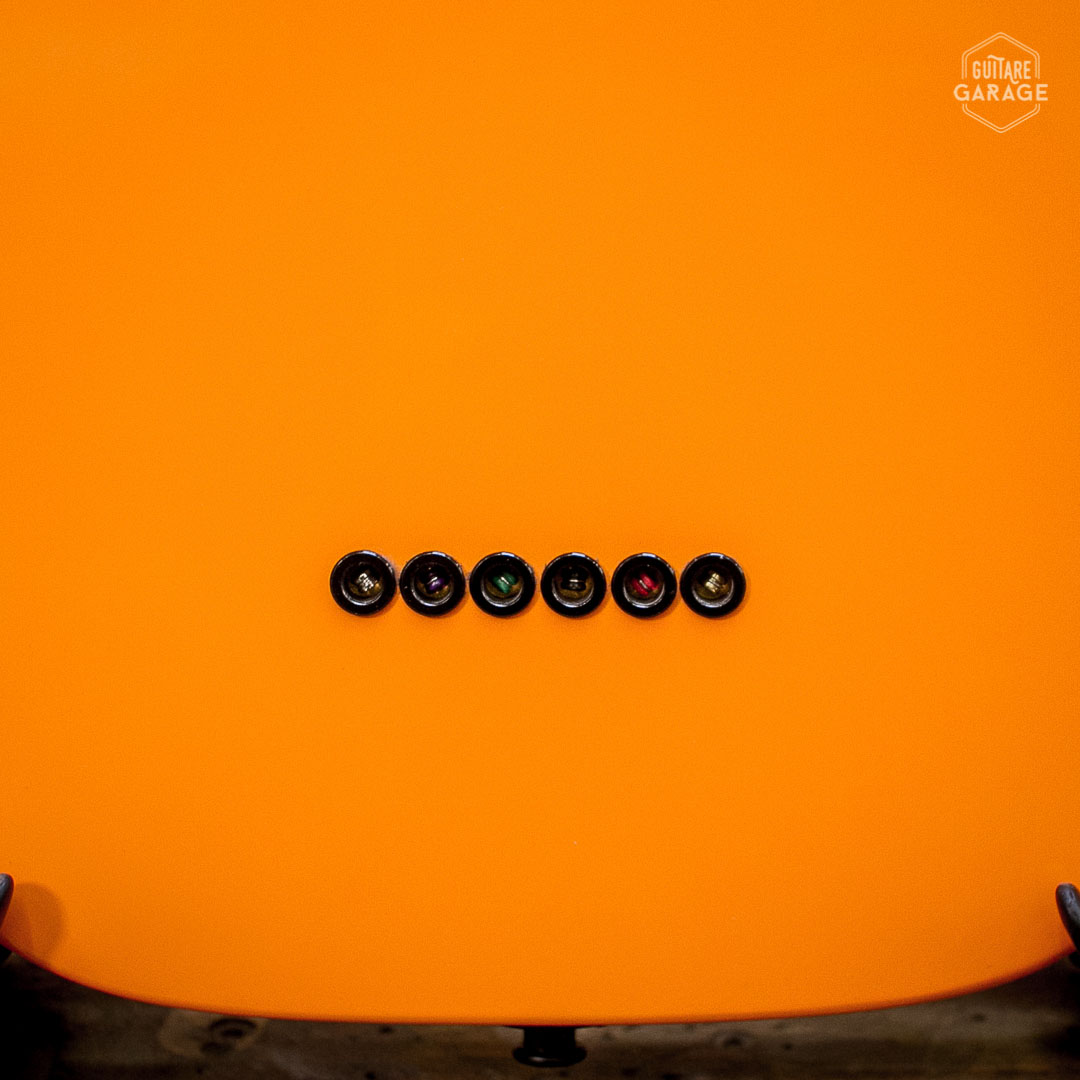 Minicaster Orange Custom HB Black Edition