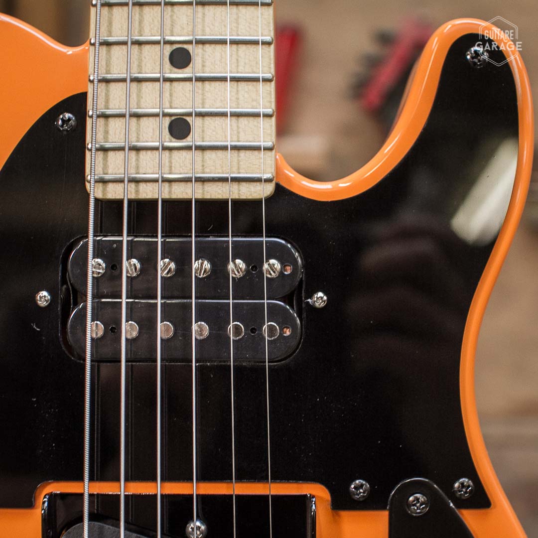 Minicaster Orange Custom HB Black Edition
