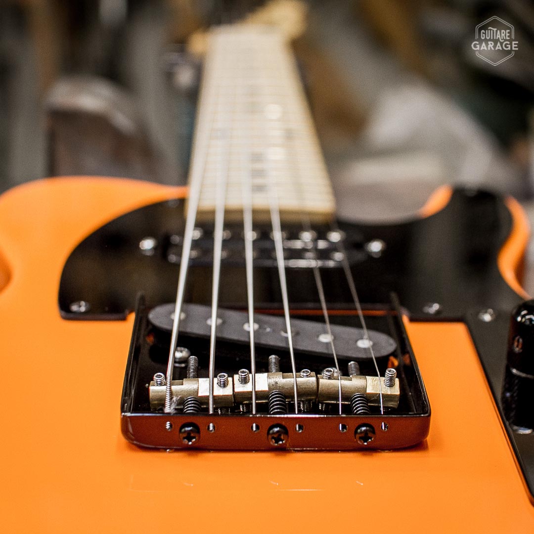 Minicaster Orange Custom HB Black Edition