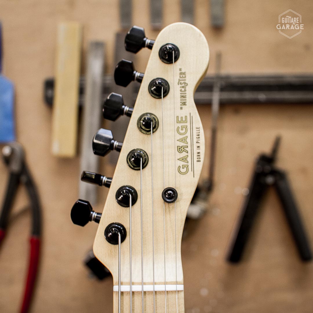 Minicaster Orange Custom HB Black Edition