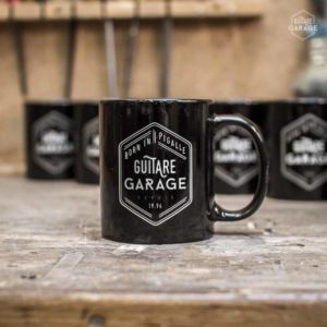 Mug Guitare Garage Noir en céramique