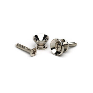 Paire d'attache sangle Goth finition Nickel
