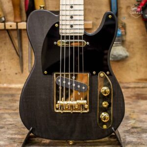 Minicaster Frêne Black Huilée Gold Edition Blackguard