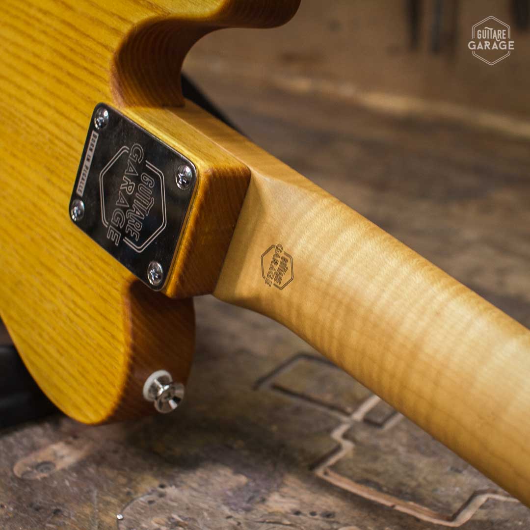 Minicaster Frêne Butterscotch Huilée Standard Edition Blackguard