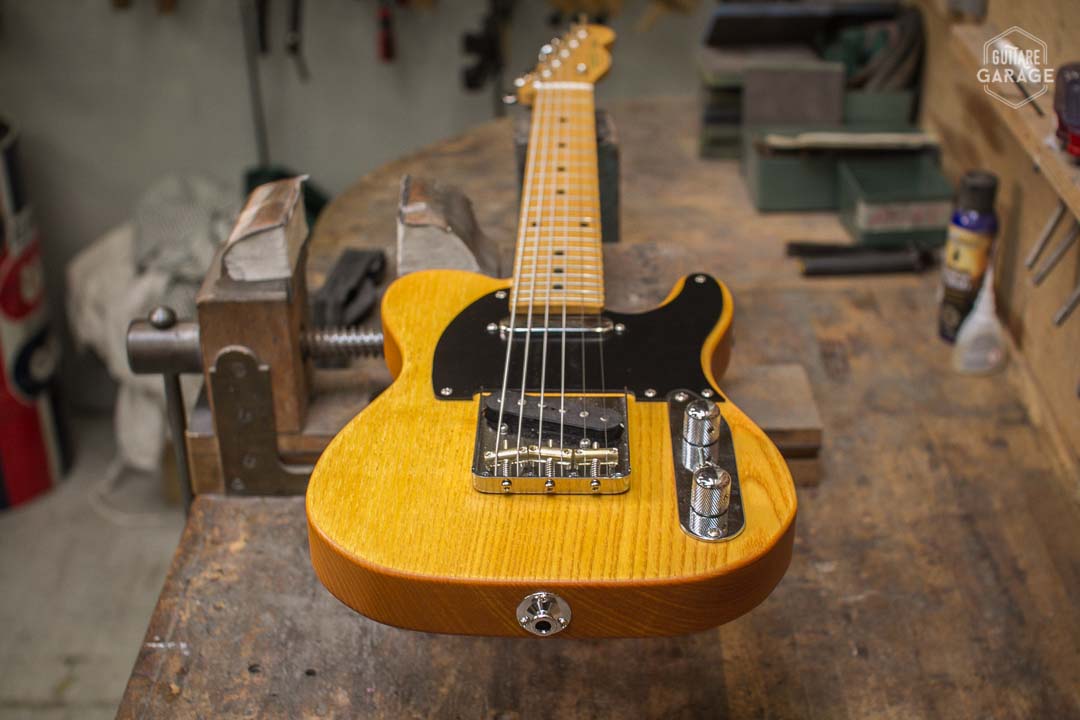 Minicaster Frêne Butterscotch Huilée Standard Edition Blackguard