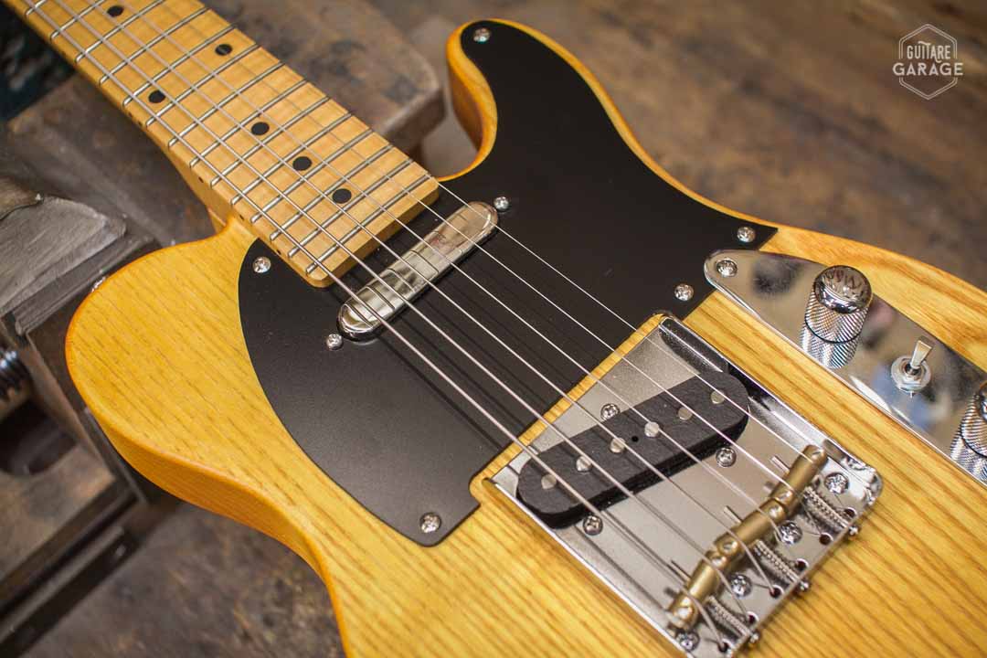 Minicaster Frêne Butterscotch Huilée Standard Edition Blackguard