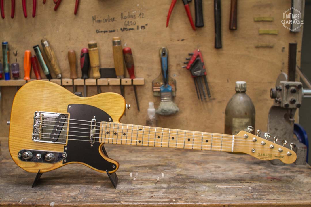 Minicaster Frêne Butterscotch Huilée Standard Edition Blackguard