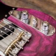 Minicaster Frêne Deep Purple Huilée Standard Edition Blackguard