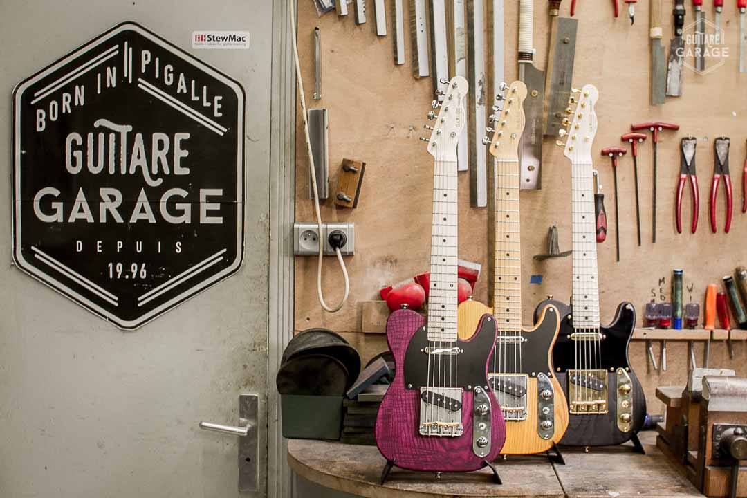 Minicaster Frêne Deep Purple Huilée Standard Edition Blackguard