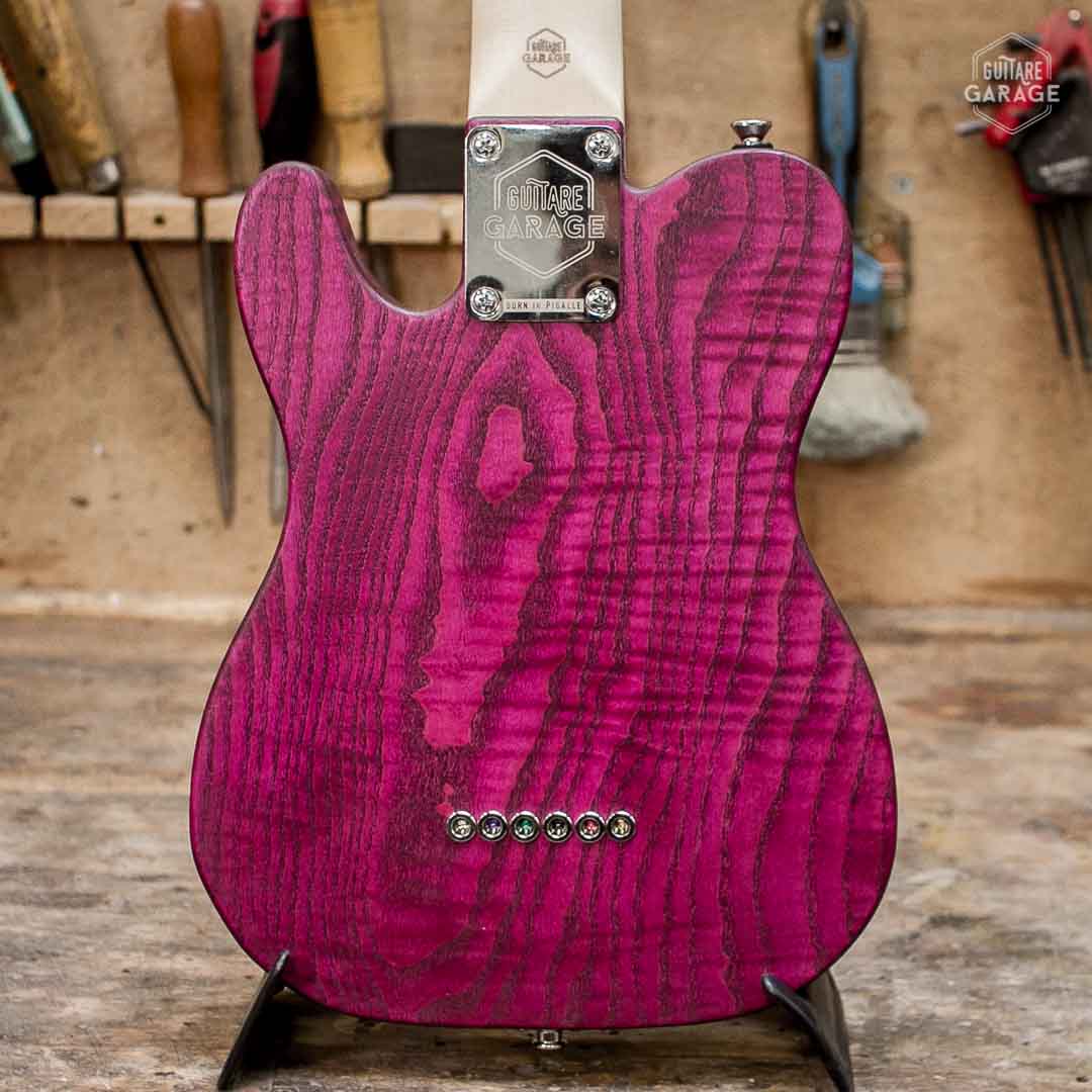 Minicaster Frêne Deep Purple Huilée Standard Edition Blackguard