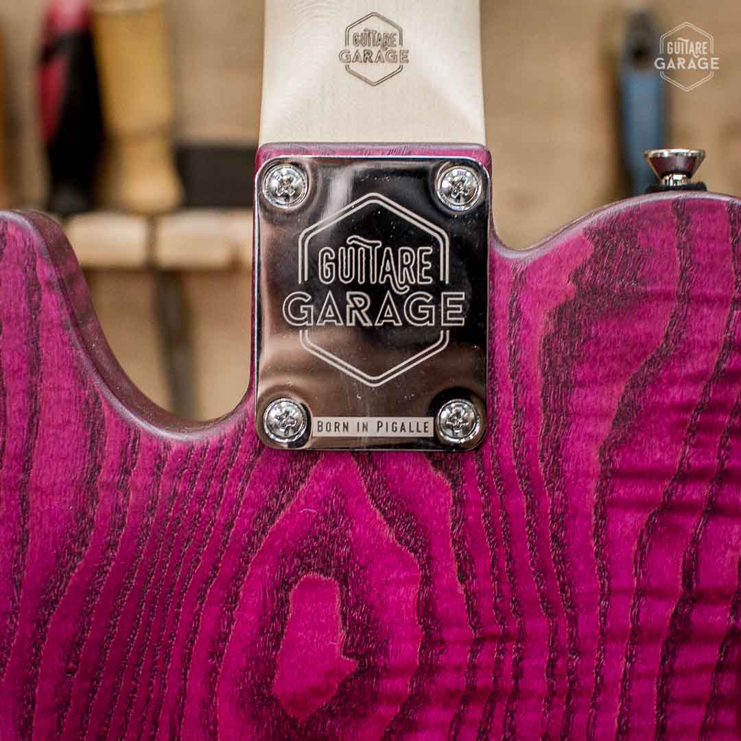 Minicaster Frêne Deep Purple Huilée Standard Edition Blackguard