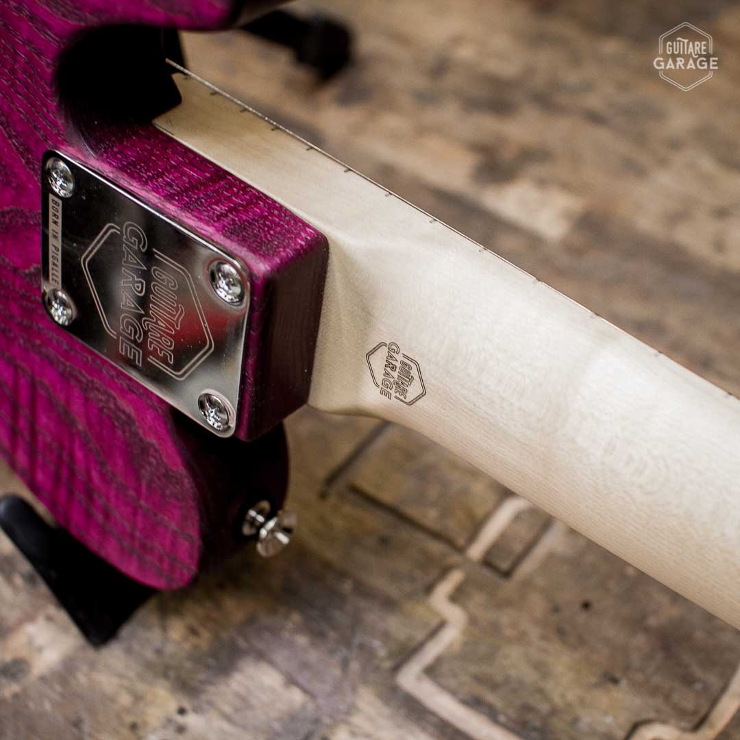 Minicaster Frêne Deep Purple Huilée Standard Edition Blackguard