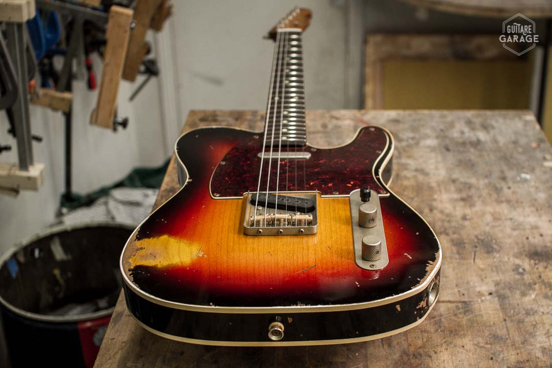Telecaster Sunburst 3 tons "Frusciante" Lollar Special T