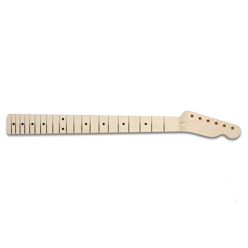 Manche telecaster AllParts TMO-C-MOD brut touche erable radius 10 avec ajustement du trussrod à la tête