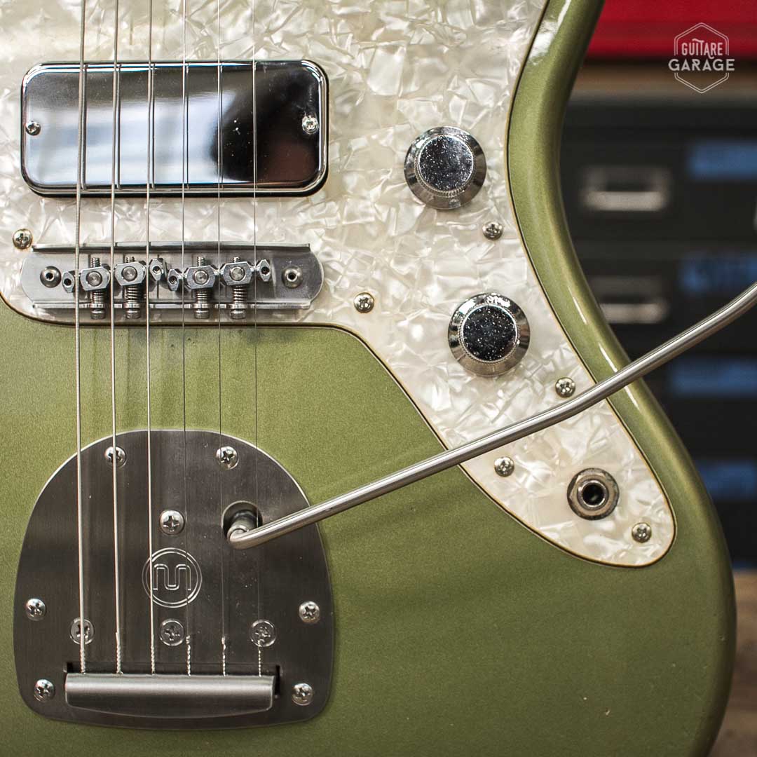 Occasion - Guitare Garage Jazzmaster Olive Drab Light Relic Matching Headstock