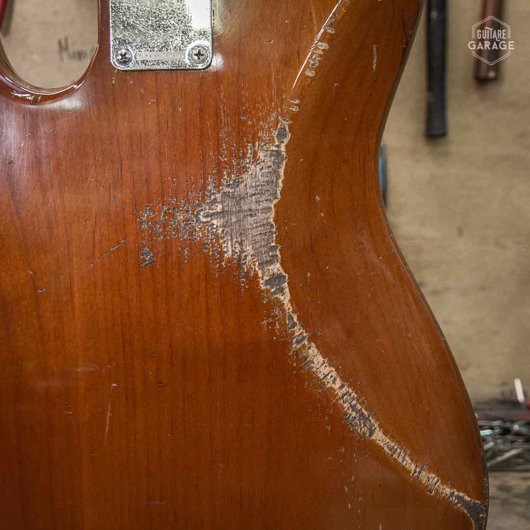 Jazz Bass Amber Heavy Relic