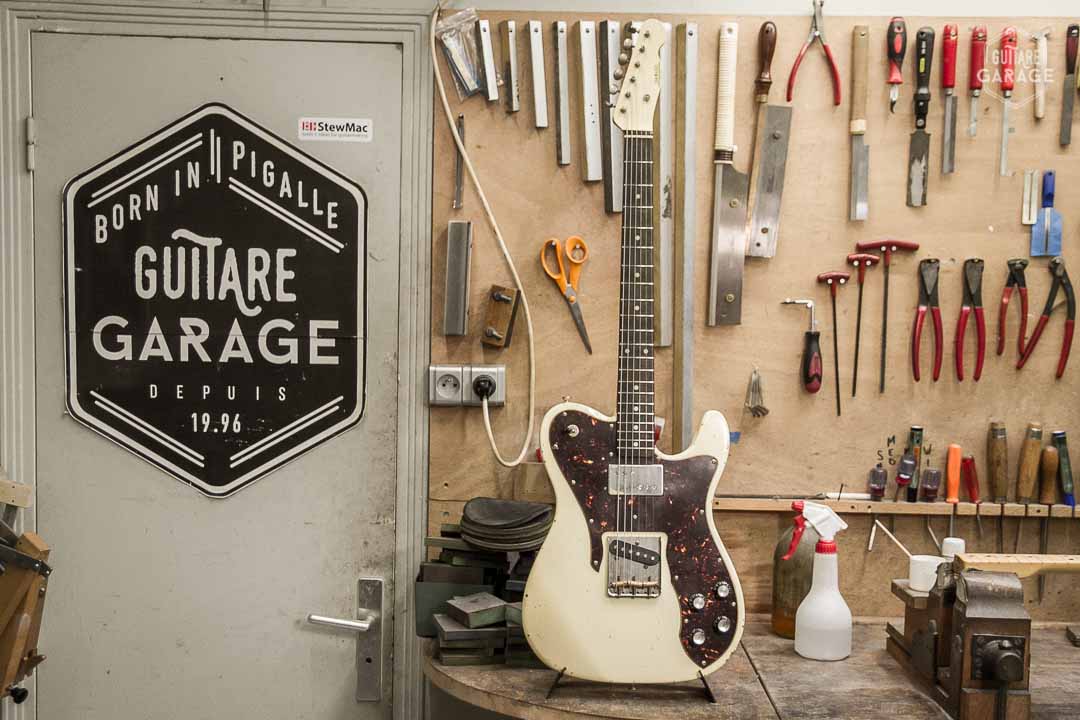 Telecaster Oympic White Relic Custom Dreamsongs CuNiFe Guitare Garage