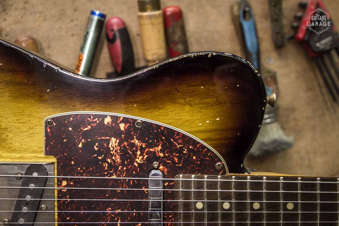 Telecaster Sunburst 2 tone T-modern Guitare Garage