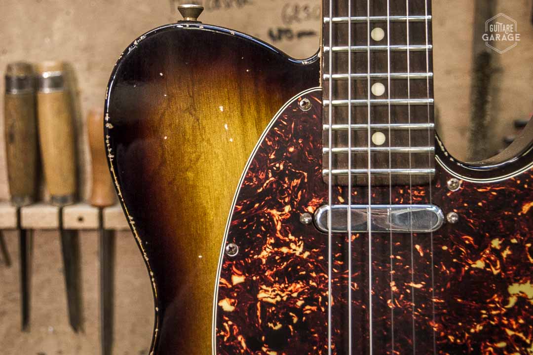 Telecaster Sunburst 2 tone T-modern Guitare Garage