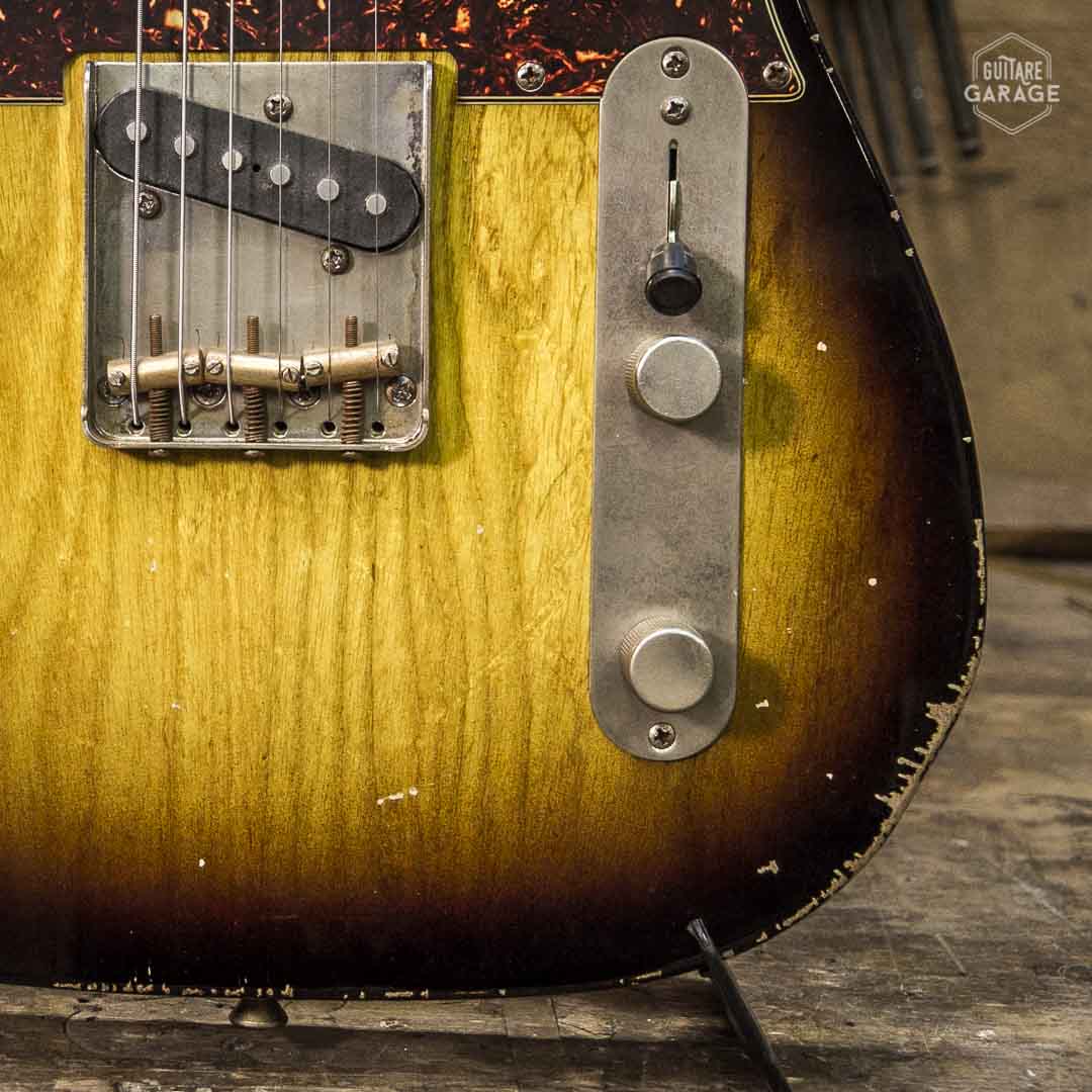 Telecaster Sunburst 2 tone T-modern Guitare Garage
