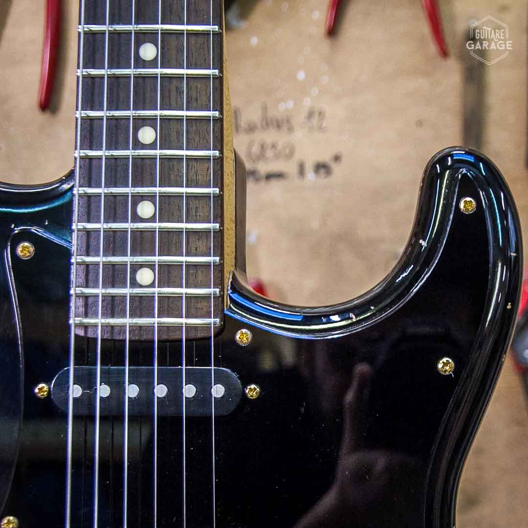 Stratocaster Black Relic Blackguard Gold Edition Dreamsongs