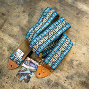 Sangle Vintage Guitare Garage Maco Azur