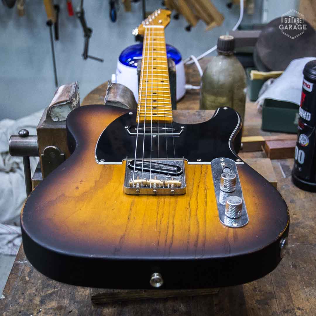 Telecaster Sunburst 2 Tons Satin Relic Micros Dreamsongs Charlie Christian