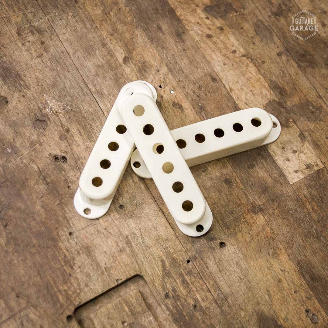Set de capots pour micros Stratocaster Blanc Relic