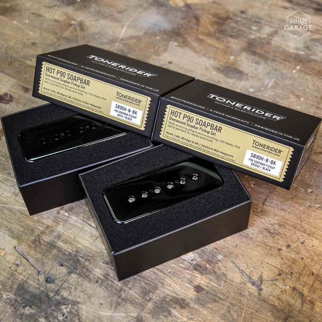 Set Micros Tonerider P90 Hot 90 Soapbar Noir