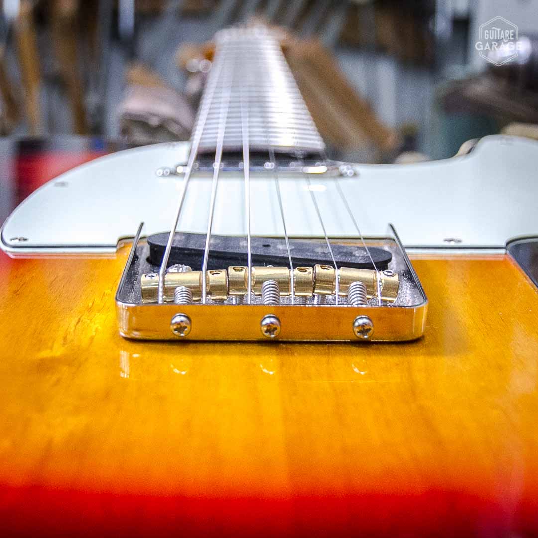 Occasion - Guitare Garage Modèle T Bindings Sunburst 3 tons Lollar Royal T