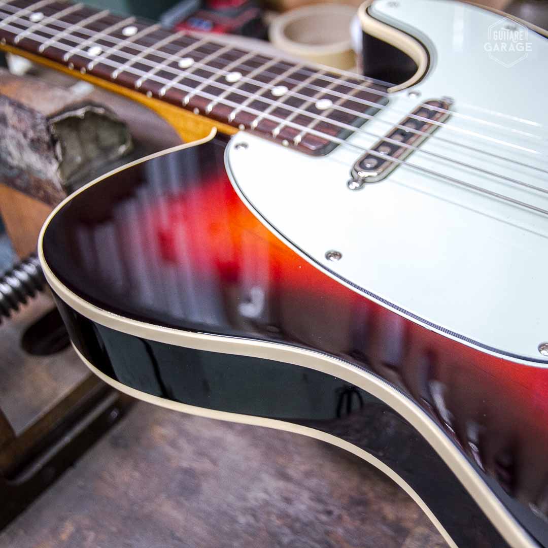 Occasion - Guitare Garage Modèle T Bindings Sunburst 3 tons Lollar Royal T