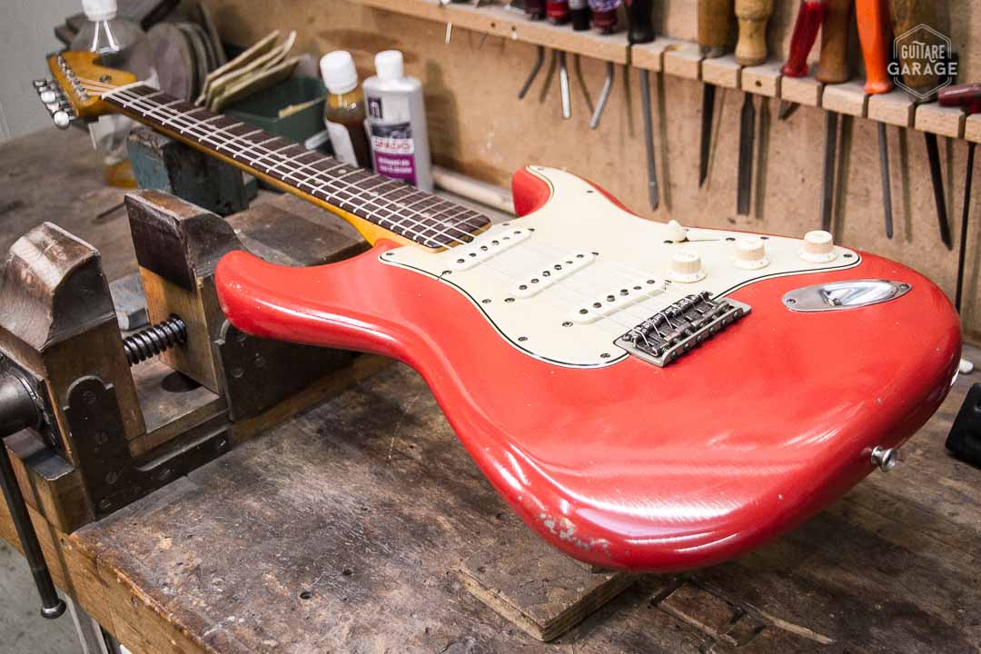 Occasion - MB Guitars '64 Strat Dakota Red Relic