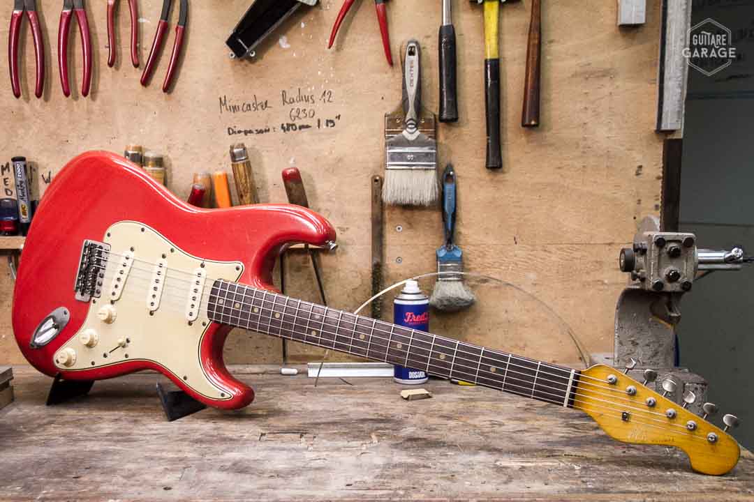 Occasion - MB Guitars '64 Strat Dakota Red Relic