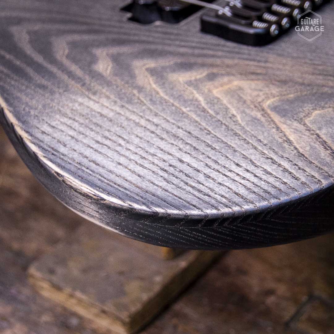 Occasion - Mayones Custom Shop Duvell Elite Gothic 40th Anniversary 7 Cordes Antique Black Satin