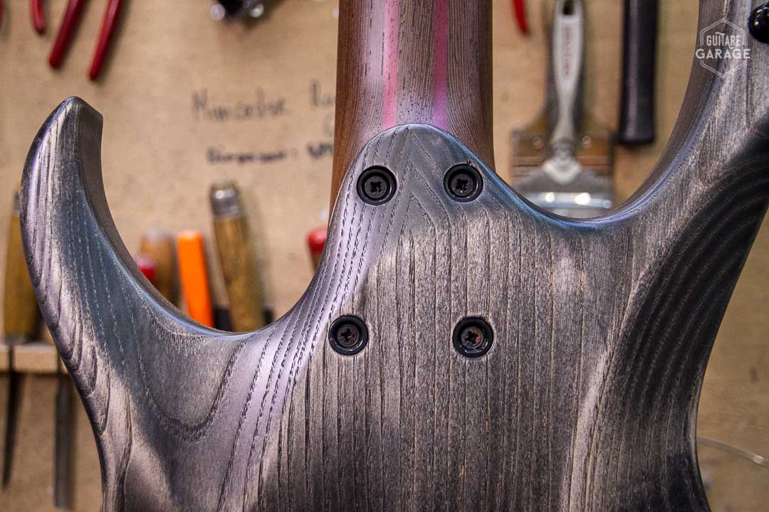 Occasion - Mayones Custom Shop Duvell Elite Gothic 40th Anniversary 7 Cordes Antique Black Satin