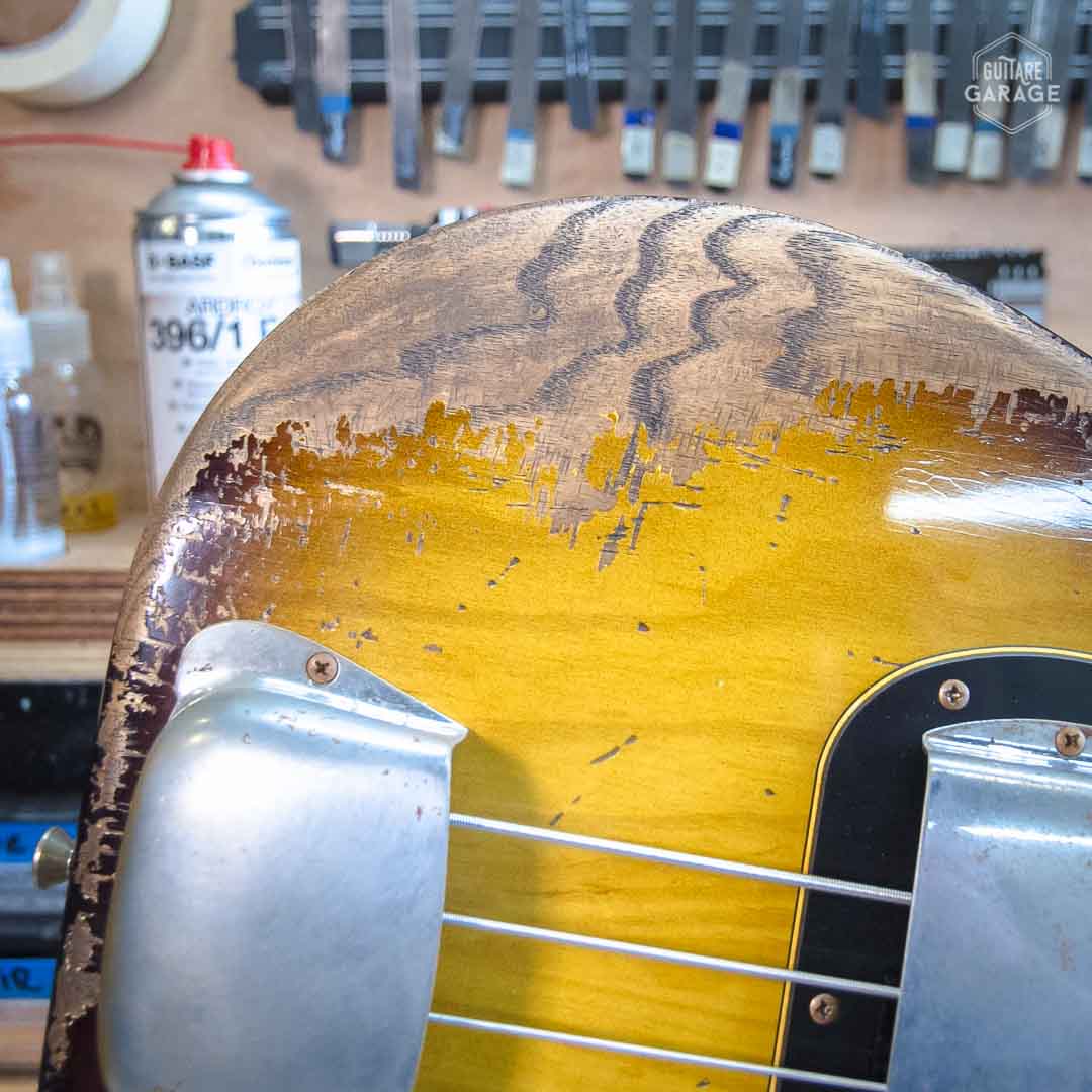 Guitare Garage modèle PB Sunburst deux tons Hepcat 62