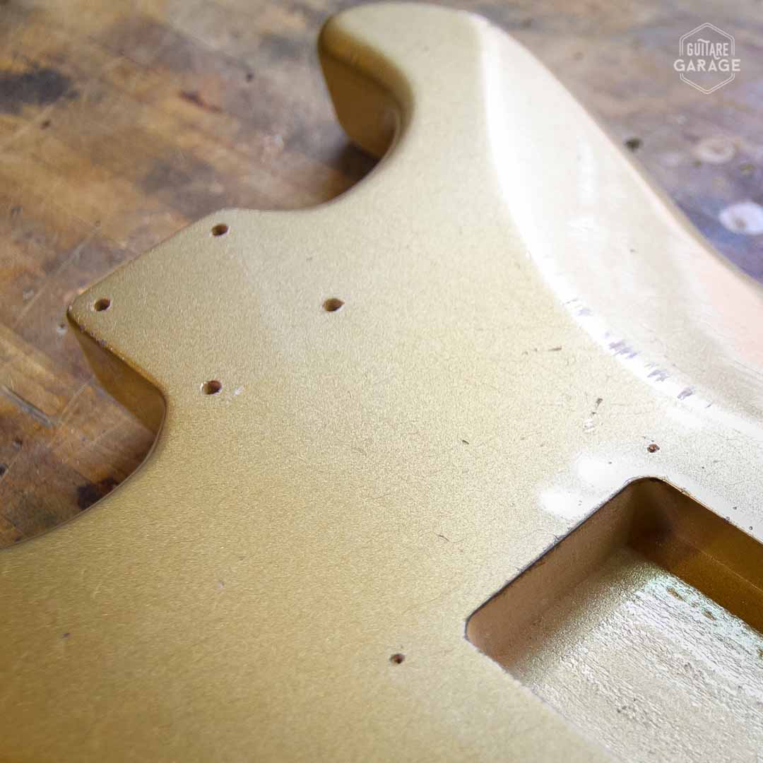 Corps Stratocaster aulne Gold Mist Light Relic by Guitare Garage