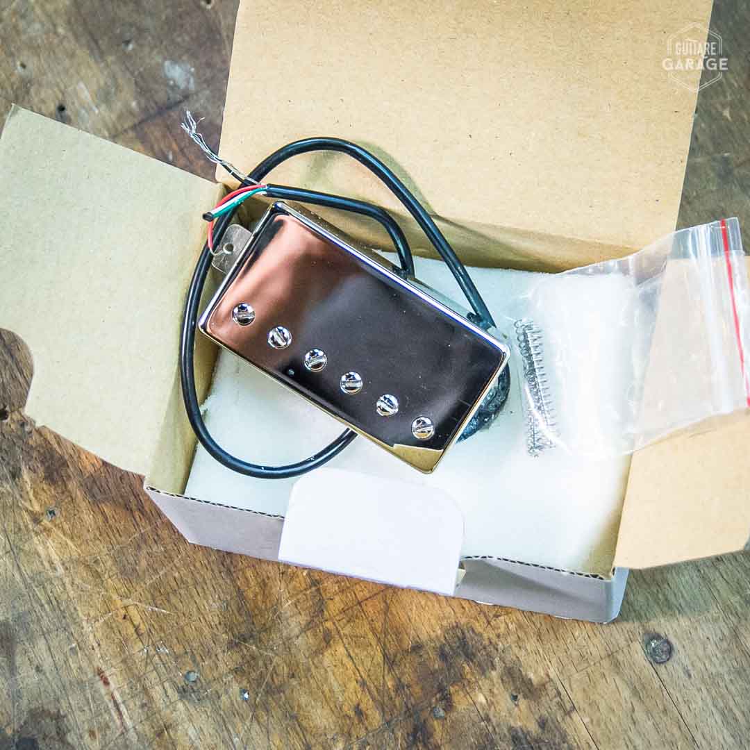 Micro Humbucker pour position chevalet Dreamsongs "PAF59 Alnico 5" capot nickel – Image 2