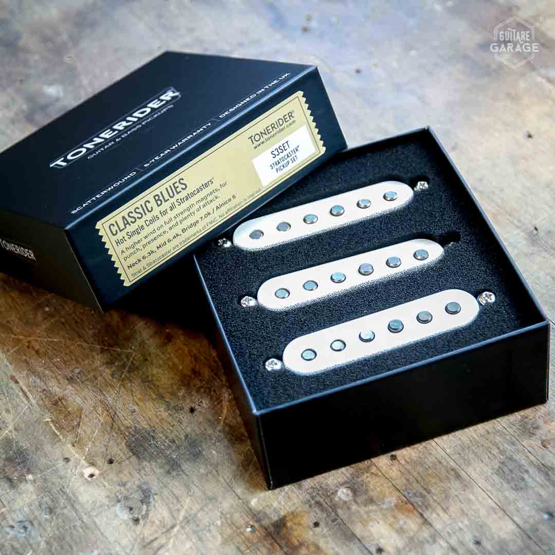 Set micros Tonerider Stratocaster Classic Blues Blancs