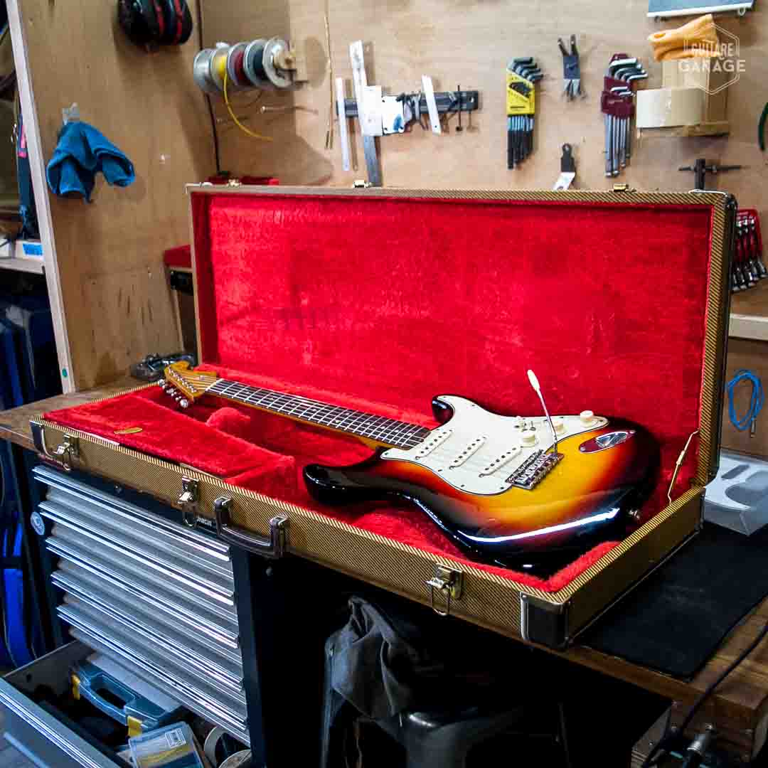 Occasion - Fender Stratocaster Serie L de 1963 Sunburst Refin – Image 19