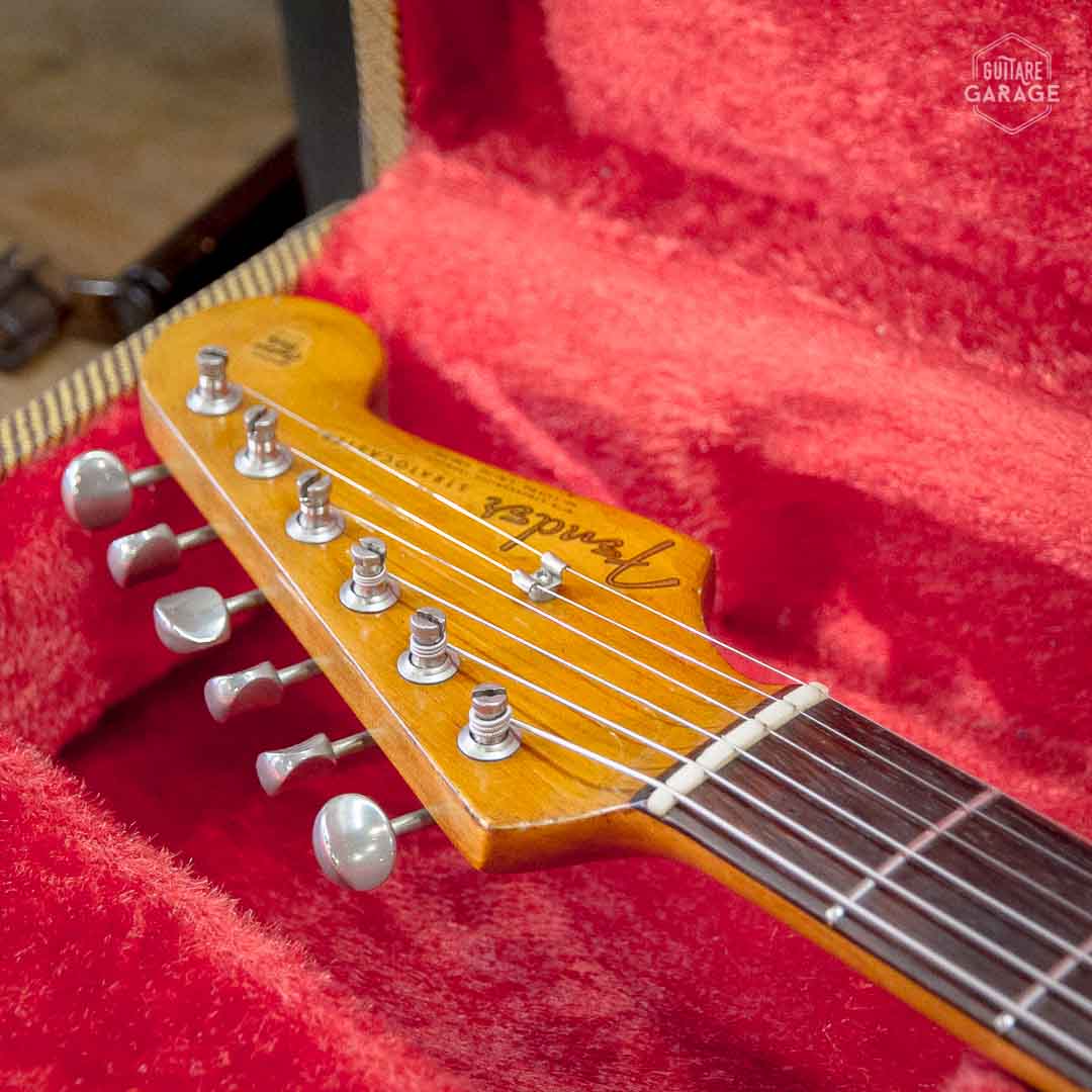 Occasion - Fender Stratocaster Sunburst 1963-18