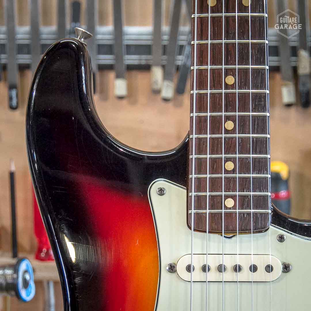 Occasion - Fender Stratocaster Serie L de 1963 Sunburst Refin