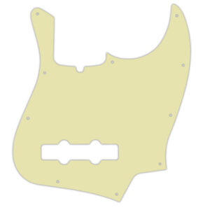 WD® CUSTOM PICKGUARD JAZZ BASS® AMERICAN STANDARD MINT GREEN 3 PLIS